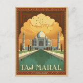 Carte Postale Faire-part Save the date | Taj Mahal, Inde (Devant)