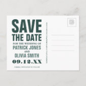 Carte Postale Faire-part Save the date | Tulsa, OK (Dos)