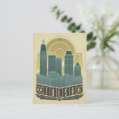 Carte Postale Faire-part Save the date | Tulsa, OK (Debout devant)