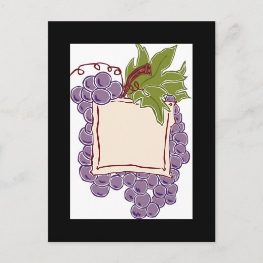 Carte Postale Faire-part Save The Date Wine Label (Devant)