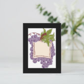 Carte Postale Faire-part Save The Date Wine Label (Debout devant)