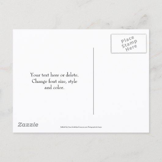 Carte Postale Faire-part Save The Date Yellow Daffodil Flower (Dos)