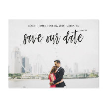 Script brossé Enregistrer la date