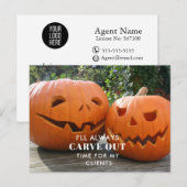 Carte Postale Faire-part Sculpter du temps – Référence élégante d'automne | (Devant / Derrière)