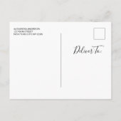 Carte Postale Faire-part Seras-Tu Ma Demoiselle D'Honneur Eucalyptus Verdur (Dos)