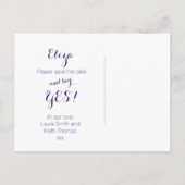 Carte Postale Faire-part Seras-tu notre demoiselle d'honneur pour un mariag (Dos)