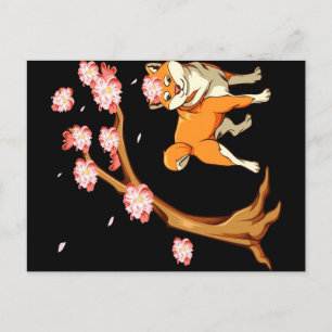 Carte Postale Faire-part Shiba Inu Chien drôle   Cadeau ménager significati