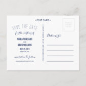 CARTE POSTALE FAIRE-PART SI DOUCE | ENREGISTRER LA DATE D'ANNONCE (Dos)