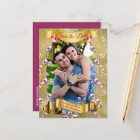 Silk ivoire, dentelle et perles d'or et marbre