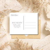 Carte Postale Faire-part Simple budget photo mariage Enregistrer la date