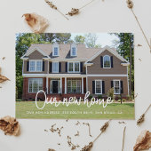 Carte Postale Faire-part simple de déplacement photo