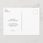 Carte Postale Faire-part Simple Doing the Dang Thing Sage Enregistrer la da (Dos)