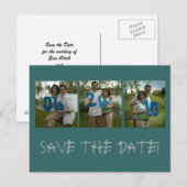 Carte Postale Faire-part six, vingt-six, dix, SAUVEGARDEZ LA DATE ! (Devant / Derrière)