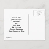 Carte Postale Faire-part six, vingt-six, dix, SAUVEGARDEZ LA DATE ! (Dos)