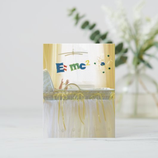 Carte Postale Faire-part Smart from the Start New Baby (Debout devant)