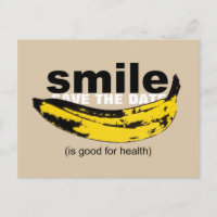 Smile Save the Date 40th Birthday Postcard