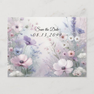Carte Postale Faire-part Soft Fleur sauvage Meadow Daydream