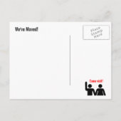 Carte Postale Faire-part Sous un seul toit (Dos)