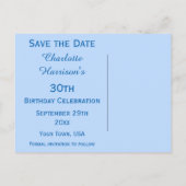 Carte Postale Faire-part Sparkly Stiletto Heel 30e anniversaire Enregistrer (Dos)
