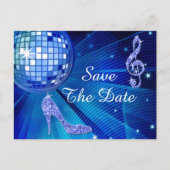 Carte Postale Faire-part Sparkly Stiletto Heel 30e anniversaire Enregistrer (Devant)