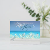 Carte Postale Faire-part Starfish paradis eaux bleues tropicale domestique (Debout devant)