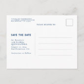 Carte Postale Faire-part Stars Celestial QUINCEANERA Enregistrer La Date Ph (Dos)