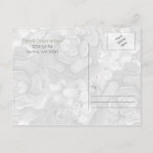 Carte Postale Faire-part Succulentes Mariage Rustique faire part de date (Dos)