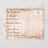 Carte Postale Faire-part sunflower rustique mason jar mariage enregistrer l (Dos)