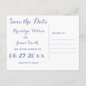 Carte Postale Faire-part Sunset Beach Wedding Enregistrer La Date (Dos)