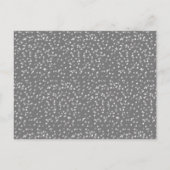 Carte Postale Faire-part Surprise Party 25e anniversaire Coeurs d'argent (Dos)