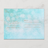 Carte Postale Faire-part Swan Princess Parties scintillant Conte de fée Enr (Dos)