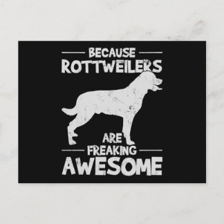 Carte Postale Faire-part T-Shirt Rottweiler Copie