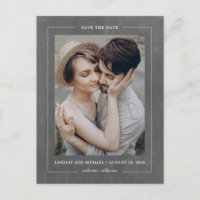 Tableau noir minimal élégant Enregistrer la photo