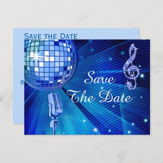 Carte Postale Faire-part Talons Aiguilles Pailletés 50e Anniversaire Save T (Devant / Derrière)