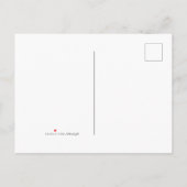 Carte Postale Faire-part Tamarin à tête blanche (Dos)