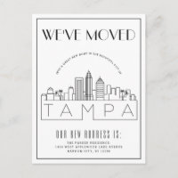 Tampa, Floride Moderne Deco | Changement d'Adresse
