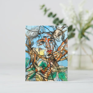 Carte Postale Faire-part Tarin, Points Infinity by After Francis Picabia