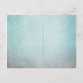 Carte Postale Faire-part Teinte de bleu sarcelle et gris bohème rustique, c (Dos)