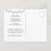 Carte Postale Faire-part Terrasses Nouvelles Terrasses Maison de Plage Palm (Dos)