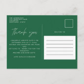 Carte Postale Faire-part Texte de photo de script moderne bonjour petit (Dos)