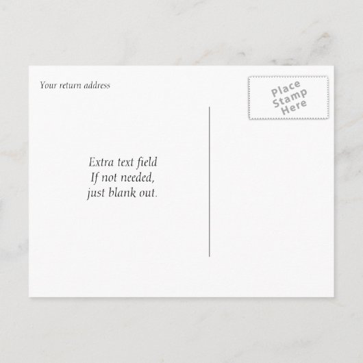 Carte Postale Faire-part Texte noir 2019 Enregistrer la date Graduation (Dos)