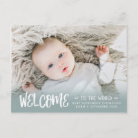 Toile de jute sarcelle Bienvenue dans le monde Pho