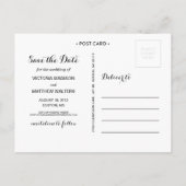 CARTE POSTALE FAIRE-PART TOUJOURS ET POUR TOUJOURS | ENREGISTRER LA DATE D' (Dos)