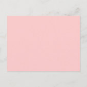 Carte Postale Faire-part tour mariage destination tour eiffel paris rose (Dos)