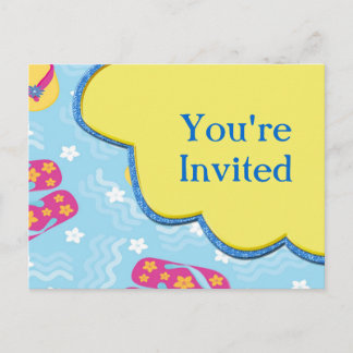 Carte Postale Faire-part Tourbillon d'été