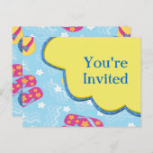 Carte Postale Faire-part Tourbillon d'été (Devant / Derrière)