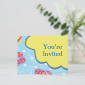 Carte Postale Faire-part Tourbillon d'été (Debout devant)