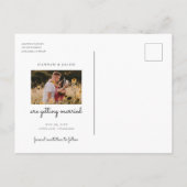 Carte Postale Faire-part Tournesol Roses Photo Floral Enregistrer la Date M (Dos)