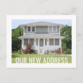 Carte Postale Faire-part Tout Texte Nouvelle Adresse de Maison Changement 2 (Devant)