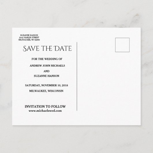 Carte Postale Faire-part Traditionnel Noël catholique ENREGISTRER LA DATE (Dos)